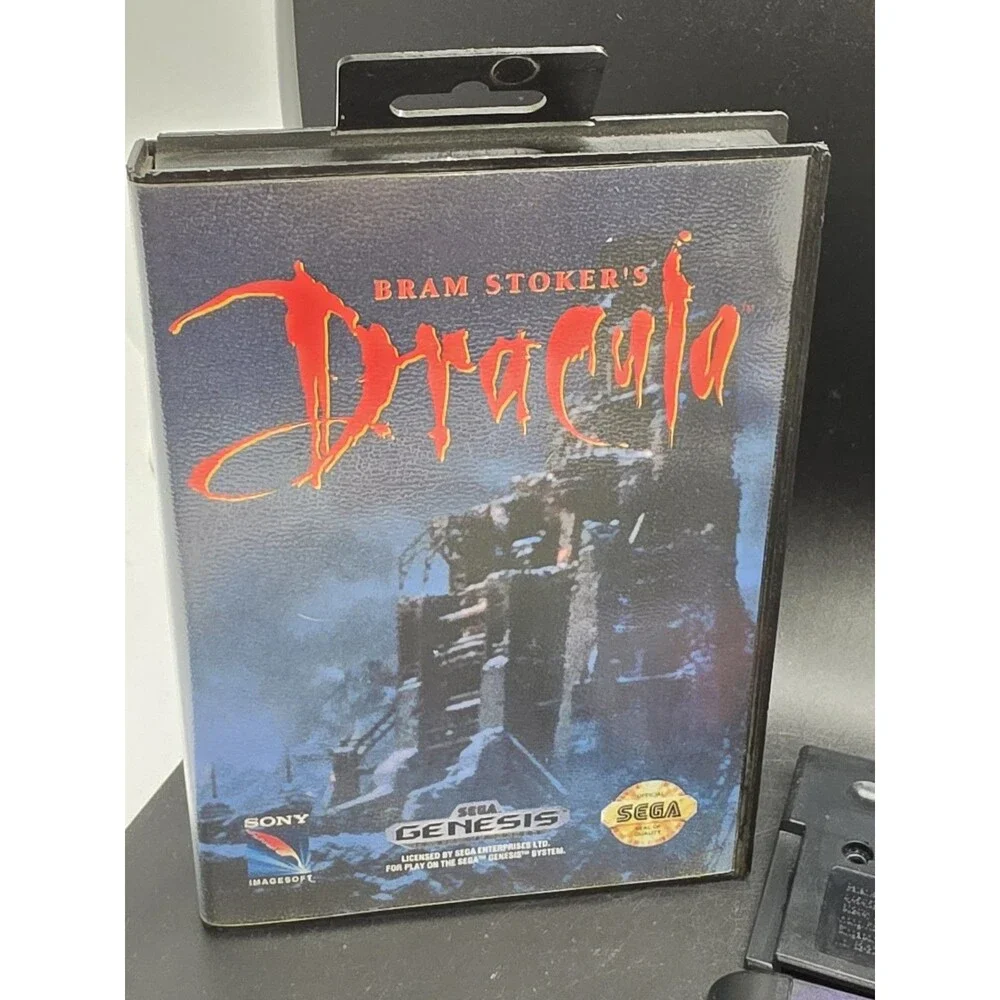 Bram Stoker's Dracula Genesis CIB W/ Manual Cleaned Tested Video Store Sticker